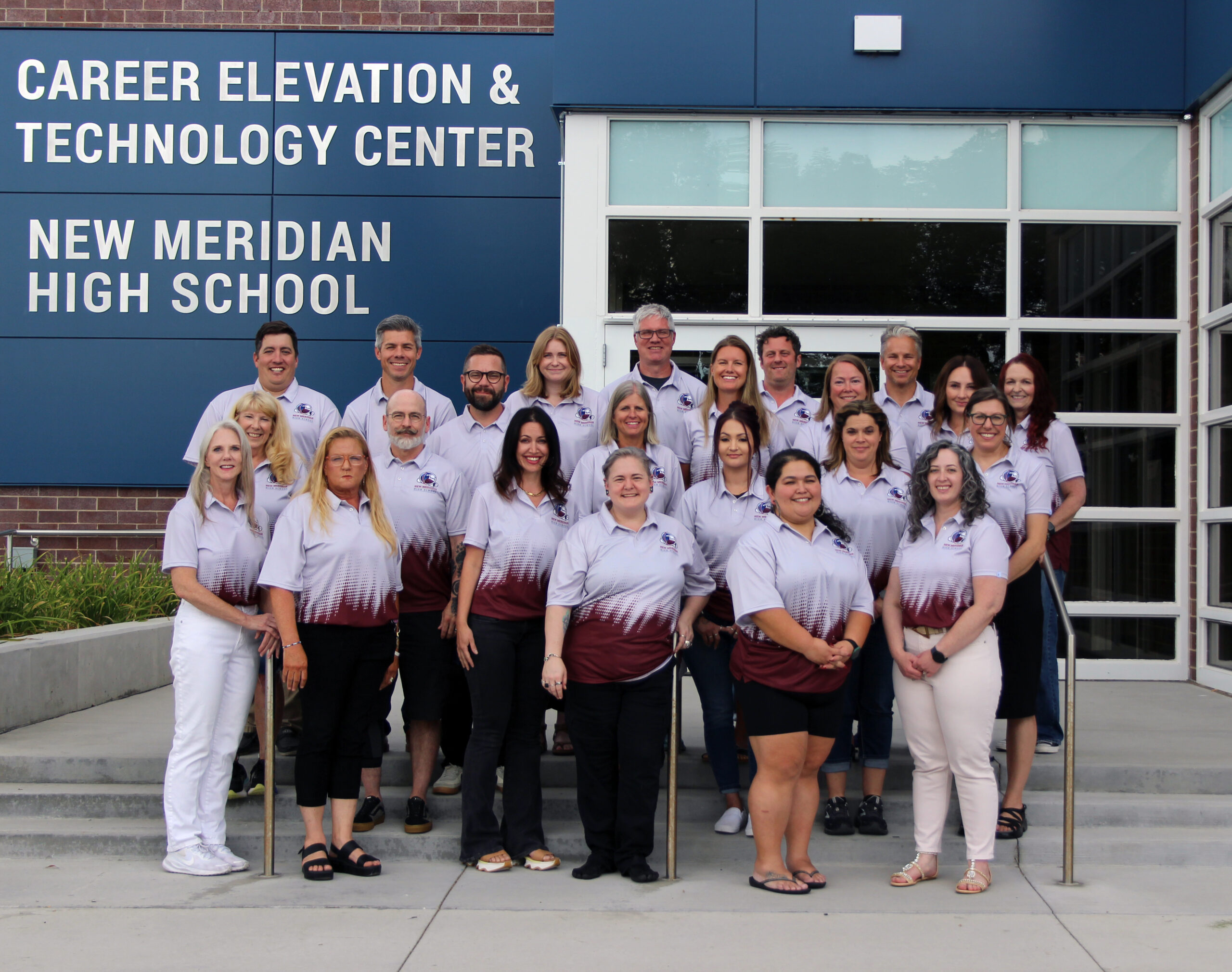 New Meridian High School staff photo